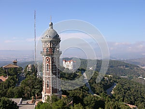 View From The Temple Of Tibidabo In Barcelona photo