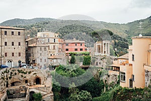 View of Temple of Vesta, Tivoli, Lazio, Italy