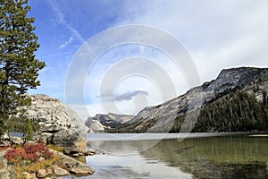 A view of Tenaya Lake in Yosemite national park