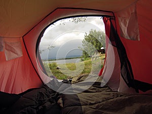 View from the tent