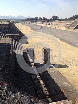 The Avenue of the Dead at Teotihuacan photo