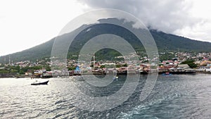 The View of Ternate Island from the Sea