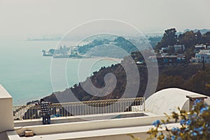 View from the terrace of luxury villa