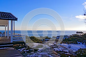 View from the terrace on North Sea