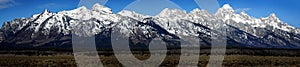 View of Teton Mountain Range Wyoming