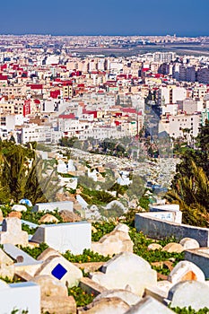 View of Tetouan cityscape in North Morocco