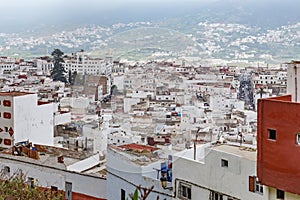 View of the Tetouan Medina quarter in Northern Morocco