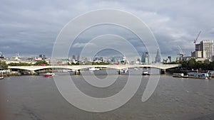 View of the Thames, London photo