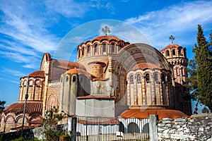 View of Thessaloniki and the Orthodox church of Saint Paul the A