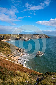 View of Three Cliffs Bay