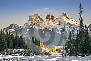 View of Three Sisters peaks