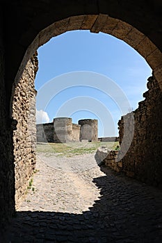 Arch to the citadel of the castle of Bilhorod-Dnistrovskyi Akkerman fortress in Ukraine