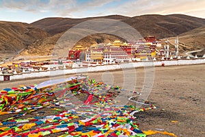 View of Tibetan Monastery in Litang