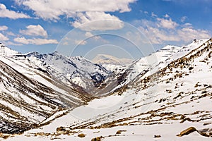 View from the Tibetan plateau to Mount Gurla-Mandhata photo