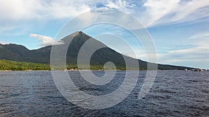 The View of Tidore Island from the Sea photo
