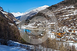 View of Tignes les Brevires