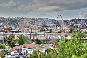 View of Tijuana city, Mexico