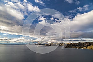 View at the Titicaca lake