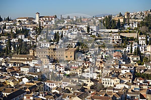 View to Albayzin, Granada, Spain photo