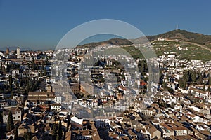 View to Albayzin, Granada, Spain photo