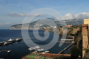 View To The Amalfi Coast Italy On A Wonderful Spring Day