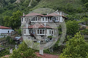 View to ancient Melnik town