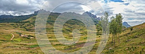 View to Andringitra massif as seen during trek to Pic Boby Imarivolanitra, Madagascar highest accessible peak