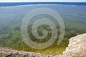 View to the Baltic sea from Panga Cliff