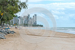 View to the beach of Boa Viagem in Recife photo