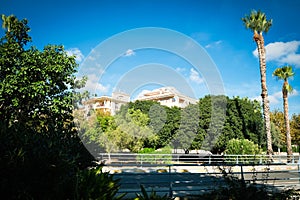 View to beautiful Albir resorts street. Albir is popular relaxing holiday destination, near Benidorm, L'Alfas del Pi
