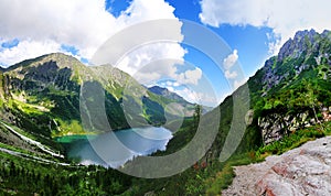 View to Black Pond from Tatras