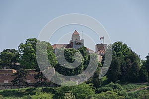 View to building of Military museum of the Kalemegdan fortress o