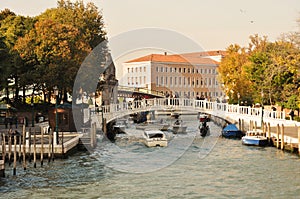 View to Calatrava bridge, Venice photo