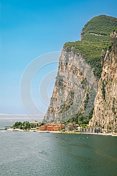 View to Campione del Garda. photo