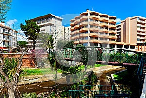 View to the Canal of Perpignan