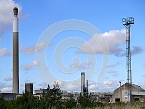 View to chemical plant