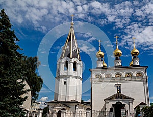 View to The Church Of The Icon Of The Holy Virgin Mary at Theodore Monastery, Gorodets, Russia