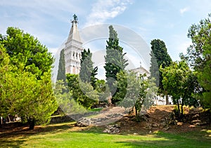 View to the Church of Saint Euphemia in Rovinj