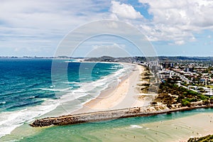 View to Coolangatta from Burleigh Headland