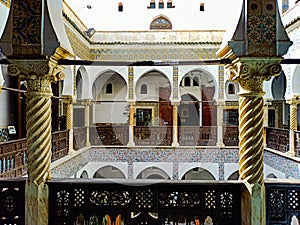 View to Dar Mustapha Pacha Palace, Casbah of Algiers, Algeria