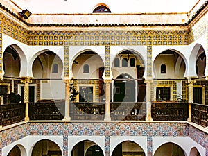 View to Dar Mustapha Pacha Palace, Casbah of Algiers, Algeria