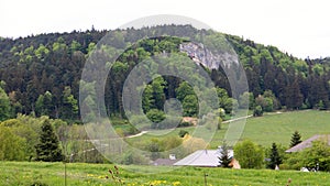 View to Dreistetten, Hohe wand,