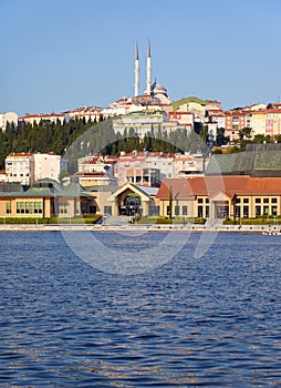 The view to the eastern bank of Golden Horn, Istanbul