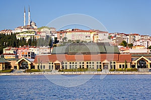 The view to the eastern bank of Golden Horn, Istanbul