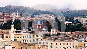 View to Enda Mariam Cathedral at Asmara, Eritrea photo