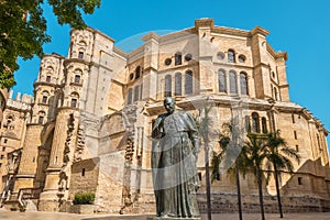 Cathedral of Malaga city. Spain photo