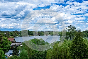 View to Flecken Zechlin, Mecklenburg-Vorpommern in Germany