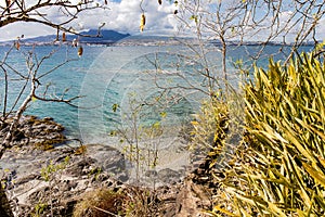 View to Fort-de-France from a small fort in La Pointe du Bout - Les Trois Ilets, Martinique photo