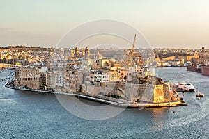 View to Fort Saint Angelo from Upper Barrakka Gardens