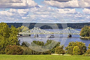 View to Glienicke Bridge, Potsdam, Germany